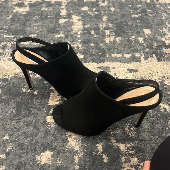 Diane von Furstenberg suede black heels - Picture 3 of 3